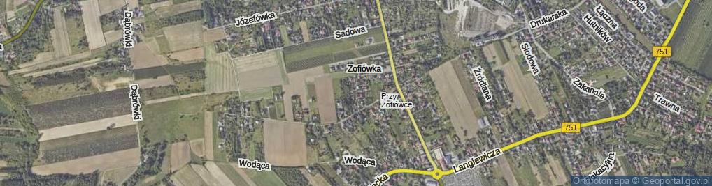 Zdjęcie satelitarne Prosta ul.